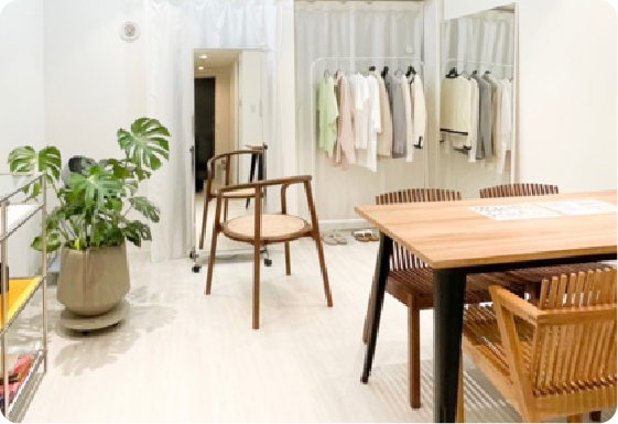 実践型パーソナルカラー診断サロンstyleRELIERのエントランス