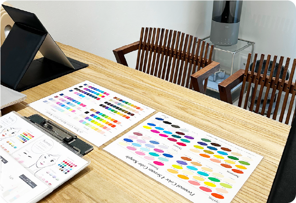 パーソナルカラー診断の流れ ご来店・カウンセリング