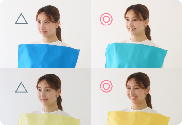 パーソナルカラー診断の流れ ベストカラーセレクト